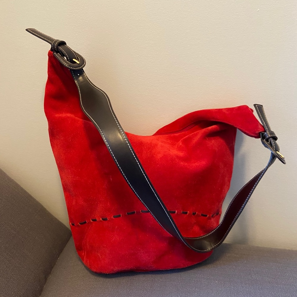 Suede bag